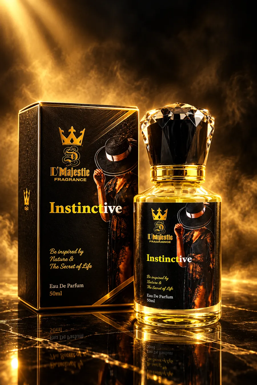 Instinctive perfume bottle