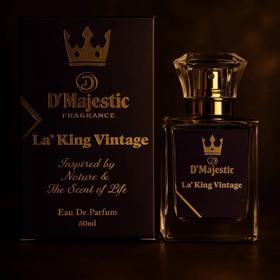 La' King Vintage perfume bottle